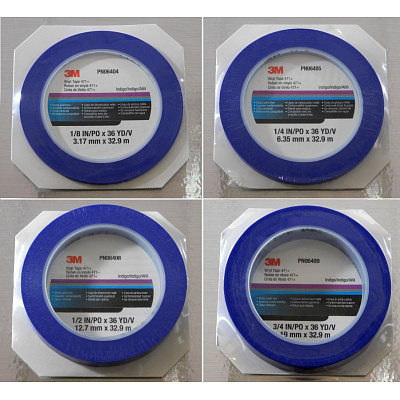 3M 471+ Maskovací PVC páska modrá (indigo) 9 mm x 33 m