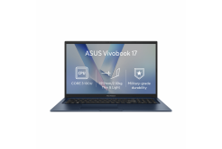 ASUS Vivobook 17/X1704VA-AU986Z/3-100U/17.3"/FHD/8GB/512GB/Intel int/no OS/Blue/2R