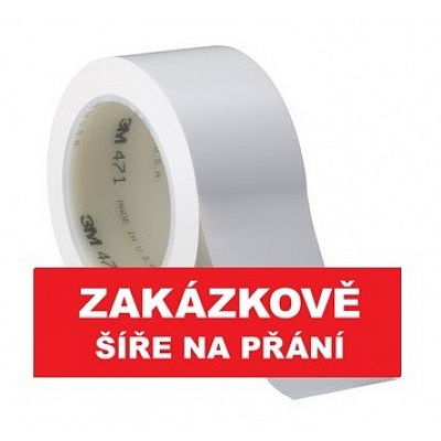 3M 471 Marking PVC adhesive tape, abrasion-resistant, white 25 mm x 33 m