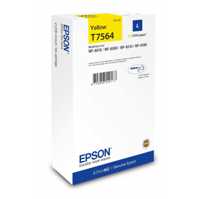 Epson T7564 L C13T75644N yellow original ink cartridge