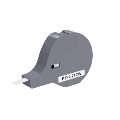 P700 L712W, 12mm x 8m, white tape