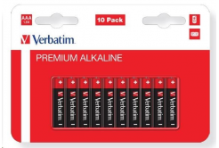 VERBATIM Alkaline Battery AAA 10 Pack / LR3