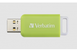 VERBATIM Flash Drive 32GB DataBar USB 2.0 Drive, green