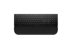 HP Multi-Device Dual-Mode Keyboard with Palm Rest 585 klávesnice bezdrátová CZ/SK, černá Dual Mode
