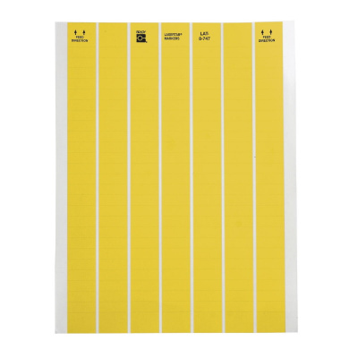 Brady LAT-8-747-10-YL / 029790, LaserTab Laser Printable Labels, 25.40 mm x 9.53 mm