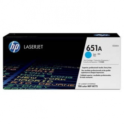 HP 651A CE341A cyan Original toner