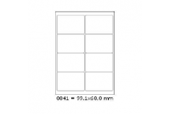 Self-adhesive labels 99 x 68 mm, 8 labels, A4, 100 sheets