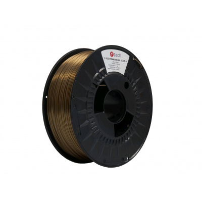 C-Tech 3DF-P-SPLA1.75-BRONZE 3D filament, PREMIUM LINE, Silk PLA, 1,75mm, 1000g, Bronze