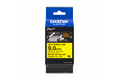 Brother HSe-621E Pro Tape, 9 mm x 1.5. m, black text / yellow tape , original tape