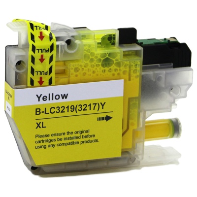 Brother LC-3217XL / LC-3219XL yellow compatible inkjet cartridge