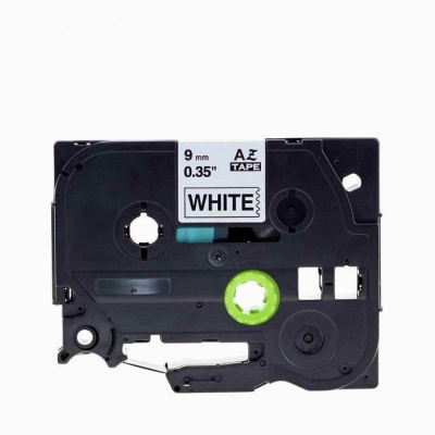 Brother TZe-V221, 9mm x 5,5m, black text / white tape, vinyl, compatible tape