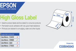 Epson C33S045543 label roll, normal paper, 76x127mm