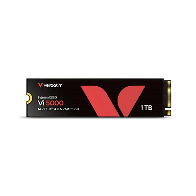 VERBATIM SSD Vi5000 Internal PCIe NVMe M.2 SSD 1TB, W 4500/ R 5000 MB/s