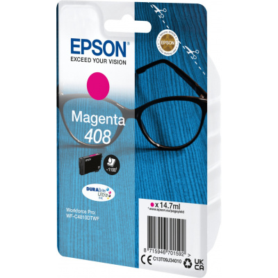 Epson 408 C13T09J34010 magenta original ink cartridge