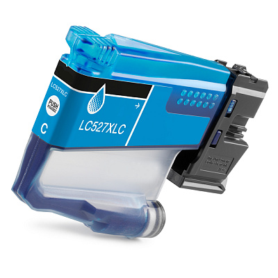 Brother LC-527XL C cyan compatible ink cartridge