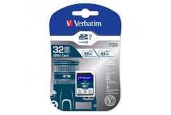 Verbatim 47021 Secure Digital Card Pro U3, memory card, SDHC, 32GB, UHS-I U3 (Class 10), V30, 