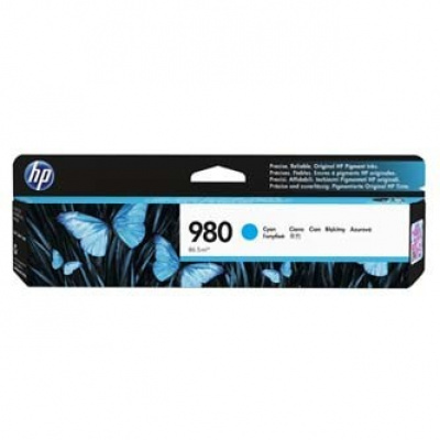 HP 980 D8J07A cyan original ink cartridge