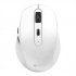 Marvo Mouse WM106W WH, 1600DPI, Bluetooth and 2.4GHz, optical, 6 buttons, wireless, white, built-in battery, office, silent, DUAL-MODE