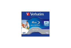 Verbatim 43735 BD-R Dual Layer, Jewel box, 50GB, 6x, with printing option