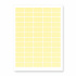 Self-adhesive labels 63,5 x 29,6 mm, 27 labels, A4, 20 sheets, yellow