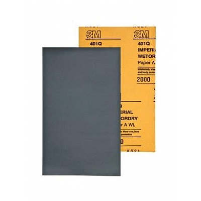3M 401Q WetorDry Micro Fine Sanding Sheet, 138 mm x 230 mm P1500