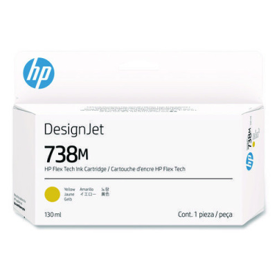 HP 738M A24VPA yellow original ink cartridge