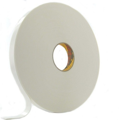 3M 9529W Double-sided adhesive foam tape, white, 25 mm x 3 m