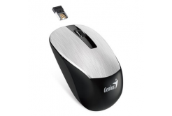 Genius Mouse NX-7015 31030019404, 1600DPI, 2.4 [GHz], optical, 3tl., wireless USB, silver, AA