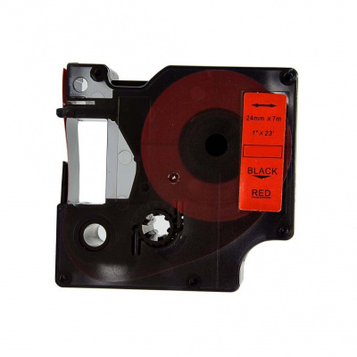 Dymo 53717, S0720970, 24mm x 7m, black / red, compatible tape