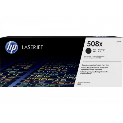 HP 508A CF360X black original toner