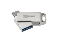 MyMedia MyDual USB 3.2 Gen 1, USB 3.2 Gen 1, 32GB, 69269, silver, 69269, USB A / USB C, with swivel cap