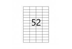 Self-adhesive labels 52,5 x 21,2 mm, 56 labels, A4, 100 sheets