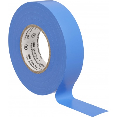 3M Temflex 1500 Electrical insulating tape, 19 mm x 20 m, blue