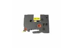 Brother FLE-6511 / FLC-62511, 45 x 21 mm, 72 pcs, black text / yellow tape, compatible tape