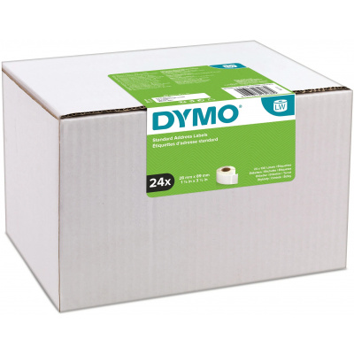 Dymo S0722360 paper labels 89mm x 28mm, white, adress, 24 x 130 pcs