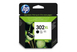 HP 302XL F6U68AE black original ink cartridge, expired