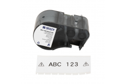 Brady M5C-1500-595-WT-BK / 170944, 38.10 mm x 7.62 m, Vinyl, black text / white tape