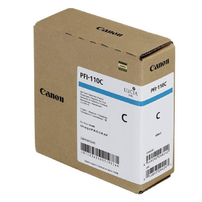 Canon PFI110C 2365C001 cyan original ink cartridge