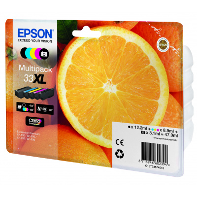 Epson T33XL C13T33574011 color (CMYK) original ink cartridge