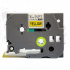 Compatible tape Brother TZ-FX661/TZe-FX661 36mm x 8m, flexi, black text/yellow tape