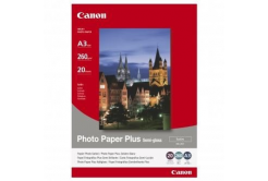 Canon Photo Paper Plus Semi-Glossy 1686B026, 260 g/m2, A3, 20pcs, semi-gloss, satin, white, photo paper