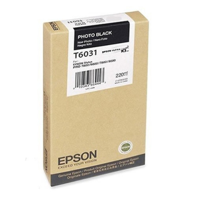 Epson T603100 photo black original ink cartridge
