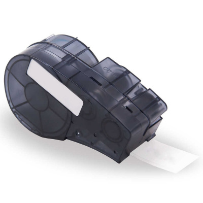 Brady MC-500-595-WT-BK / 143371, self-adhesive, 12.70 mm x 7.62 m, black text / white tape, compatible tape