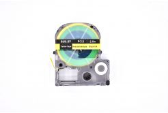 Epson LK-4YBA3 / SU35Y, 3mm x 2,5m, black text / yellow tape, shrink compatible tape