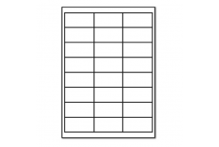 Self-adhesive labels 64,6 x 33,8 mm, 24 labels, A4, 100 sheets