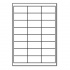Self-adhesive labels 64,6 x 33,8 mm, 24 labels, A4, 100 sheets