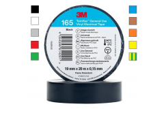 3M Temflex 165 Elektroizolační páska, 19 mm x 20 m 19 mm x 20 m zelená-žlutá/green-yellow