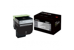 Lexmark 80C0X10 black original toner