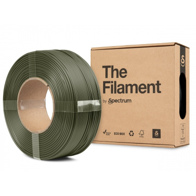 "The Filament" by Spectrum TF-24158, ReFill, PLA Matte, 1,75mm, 1000g, Army green
