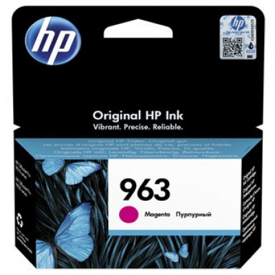 HP original ink cartridge 3JA24AE#301, HP 963, magenta, blistr, 700 pages, 10.77ml, HP Officejet Pro 9010, 9012, 9014, 9015, 9016, 9019/P